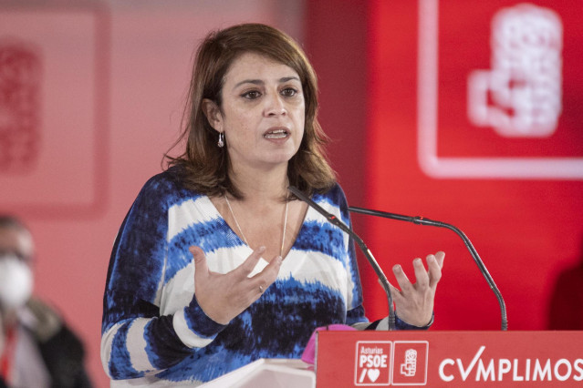 La vicesecretaria general del PSOE, Adriana Lastra