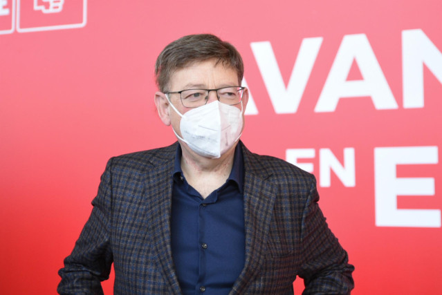 El 'president' de la Generalitat y secretario general del PSPV, Ximo Puig, en el 4º Congreso del PSPV de la provincia de Valencia