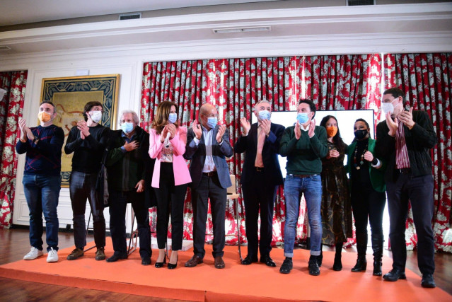 Acto de Ciudadanos en León con Igea, Garicano y Amigo, entre otros.