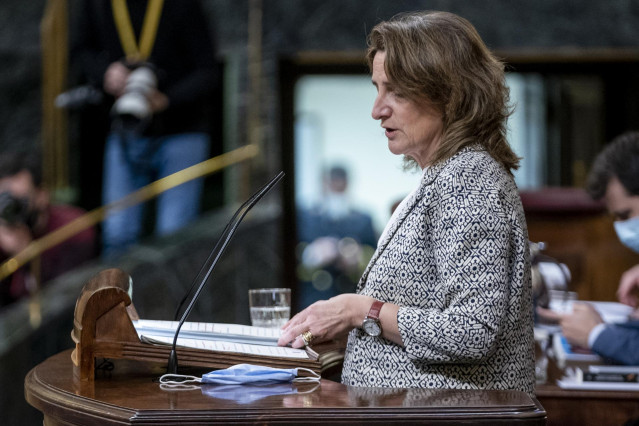 La vicepresidenta tercera y ministra para la Transición Ecológica y el Reto Demográfico, Teresa Ribera.