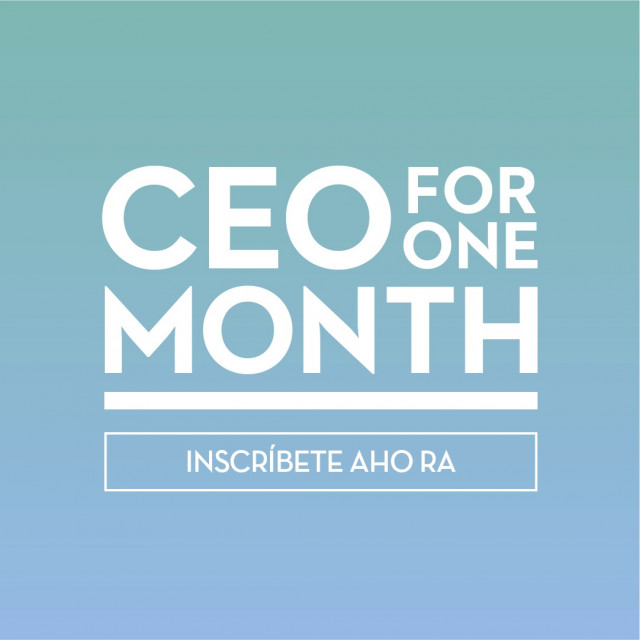 Logo de la iniciativa 'CEO por un mes'