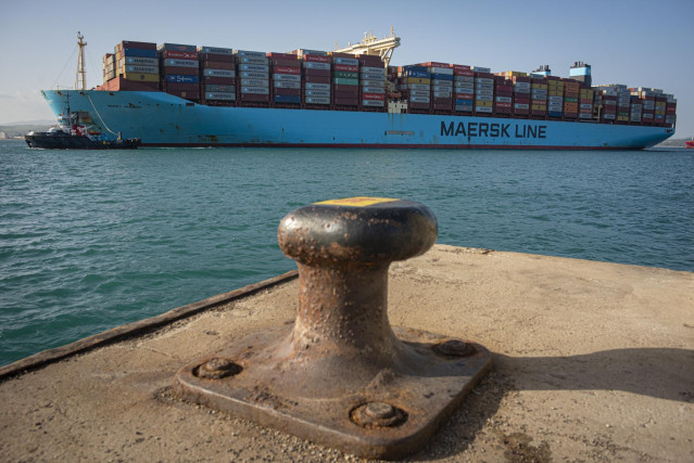 Archivo - Mary Maersk el megaship Triple E de 18270 teus
