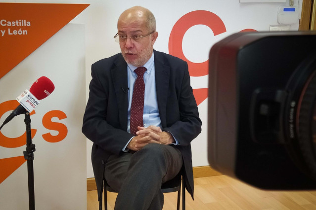 Francisco Igea en una entrevista con Europa Press