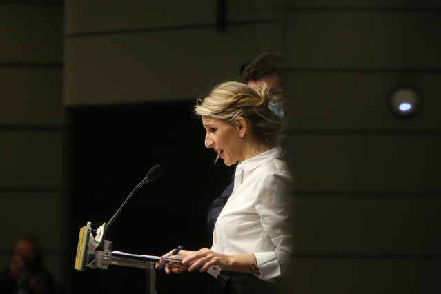 La vicepresidenta segunda y ministra de Trabajo y Economía Social, Yolanda Díaz