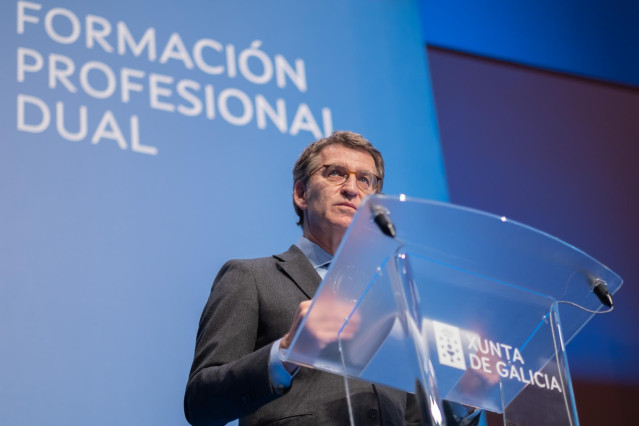 El presidente de la Xunta, Alberto Núñez Feijóo