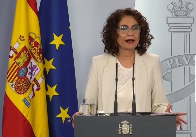 Archivo - La ministra de Hacienda y portavoz del Gobierno, María Jesús Montero, en una imagen de archivo.