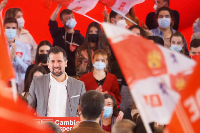 El secretario general del PSOECyL y candidato a la Presidencia de la Junta, Luis Tudanca.