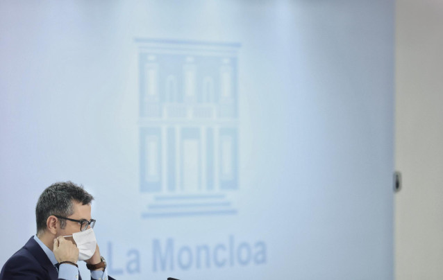 Archivo - El ministro de la Presidencia, Relaciones con las Cortes y Memoria Democrática, Félix Bolaños