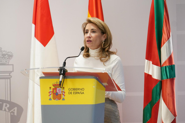 La ministra de Transportes, Movilidad y Agenda Urbana, Raquel Sánchez