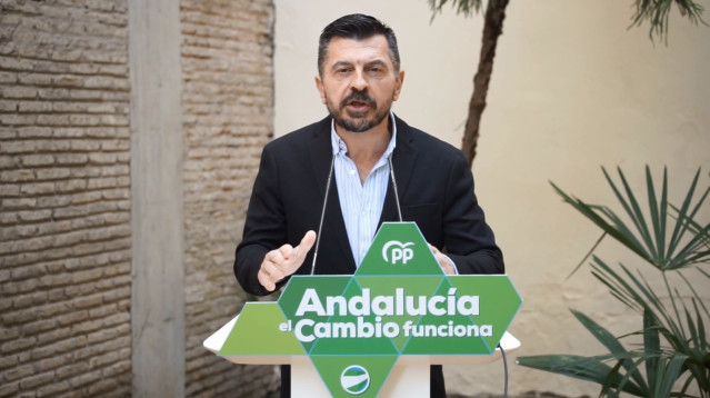 El vicesecretario general del PP-A, Toni Martín.