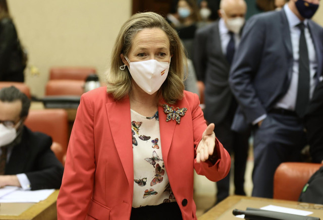 La vicepresidenta primera del Gobierno y ministra de Asuntos Económicos y Transformación Digital, Nadia Calviño.