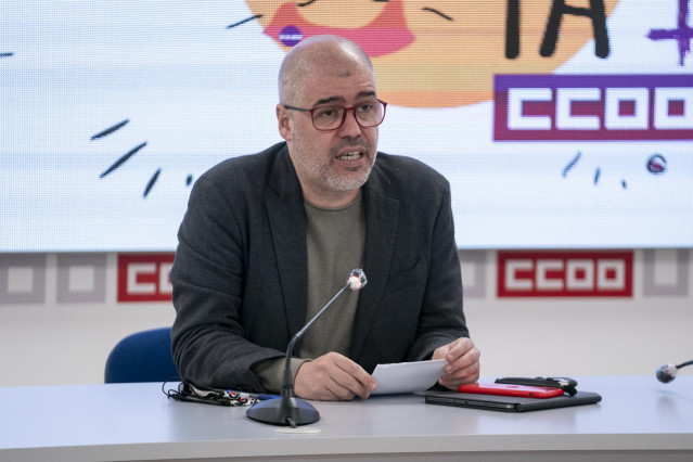 El secretario general de CCOO, Unai Sordo