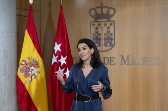 La portavoz del Grupo Parlamentario de Vox, Rocío Monasterio