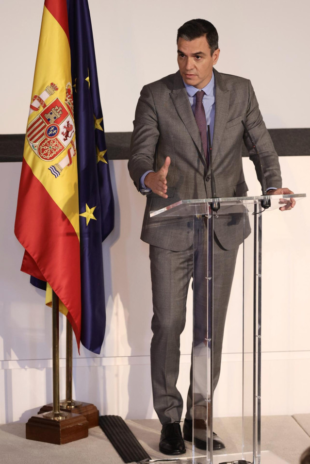 El presidente del Gobierno, Pedro Sánchez,.