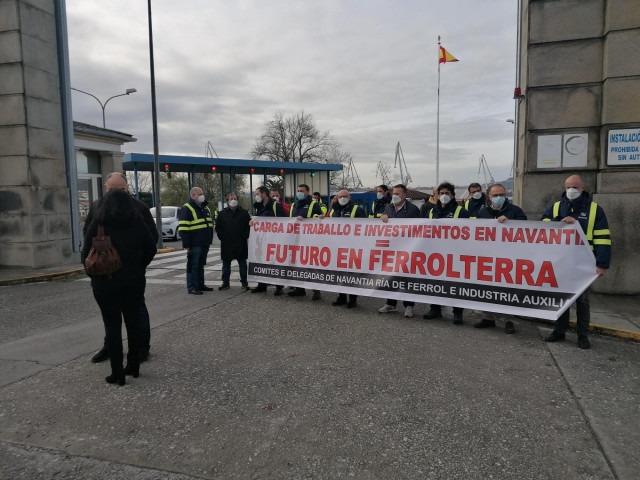 El comité de empresa de Navantia Ferrol asegura que el astillero 