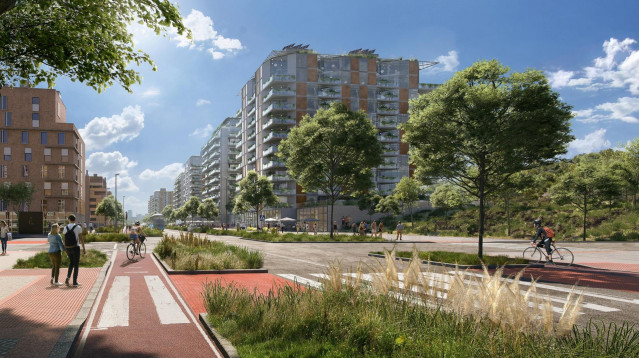 Archivo - Proyecciónd e Madrid Nuevo Norte