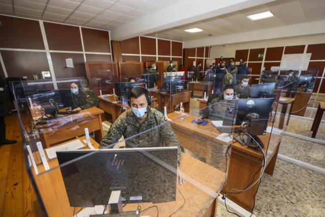 Archivo - Varios militares en las instalaciones de la base General Morillo de Pontevedra, sede de la Brigada Galicia VII (Brilat), a 12 de enero de 2022, en Pontevedra, Galicia (España).