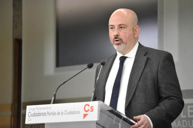 El diputado de Ciudadanos en la Asamblea de Extremadura José María Casares
