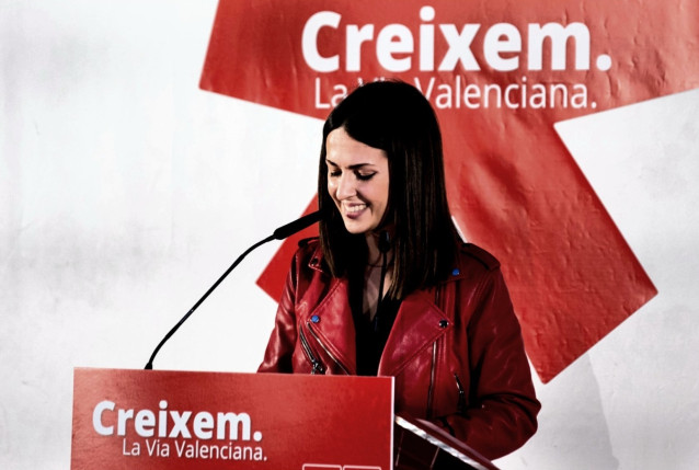 Archivo - La portavoz del PSPV-PSOE, Ana Domínguez