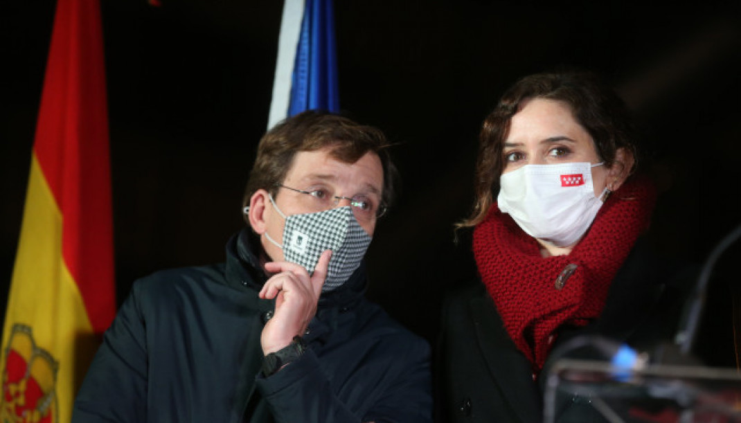 EuropaPress 4215051 alcalde madrid jose luis martinez almeida presidenta comunidad madrid