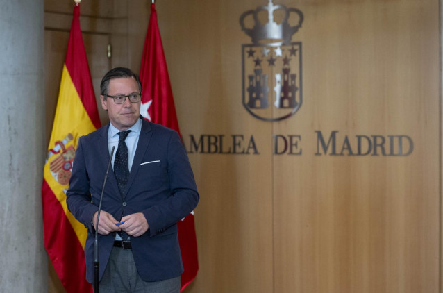 El portavoz parlamentario del PP, Alfonso Carlos Serrano Sánchez-Capuchino