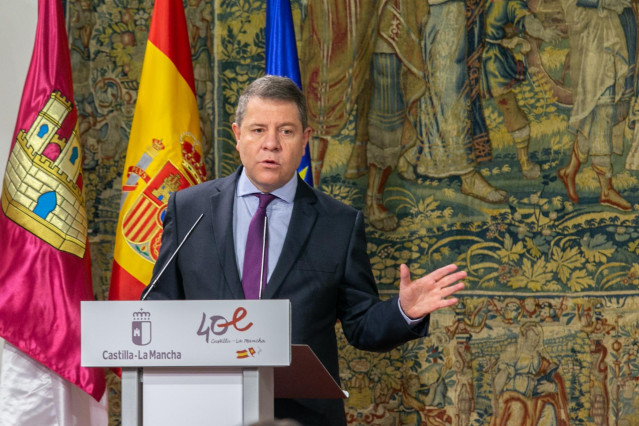 El presidente de Castilla-La Mancha, Emiliano García-Page.