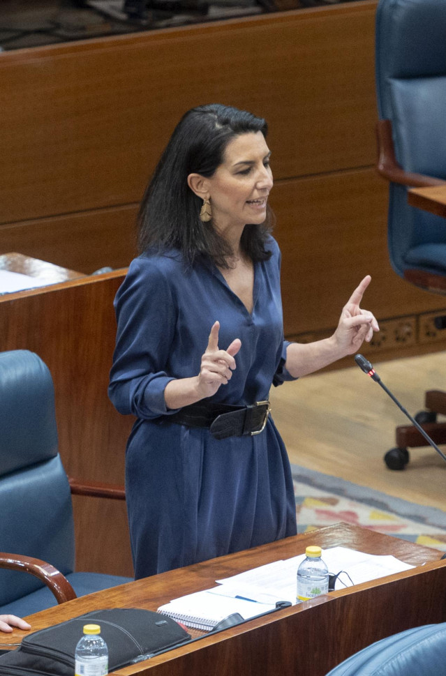La portavoz del Grupo Parlamentario de Vox, Rocío Monasterio