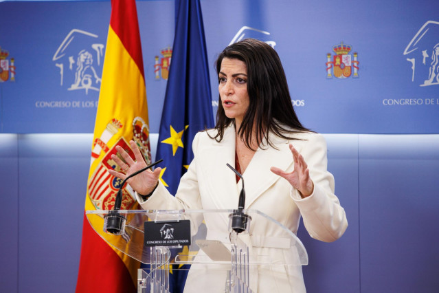 La secretaria general de Vox en el Congreso, Macarena Olona