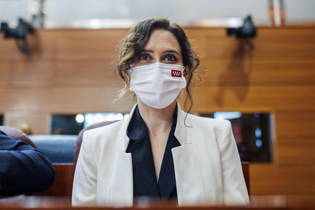 La presidenta de la Comunidad de Madrid, Isabel Díaz Ayuso