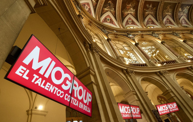 Archivo - Salida a bolsa de Miogroup.