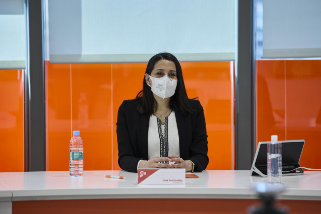 La líder de Cs, Inés Arrimadas