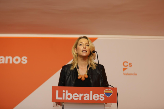 La coordinadora autonómica de Ciudadanos (Cs) en la Comunitat Valenciana, María Muñoz,