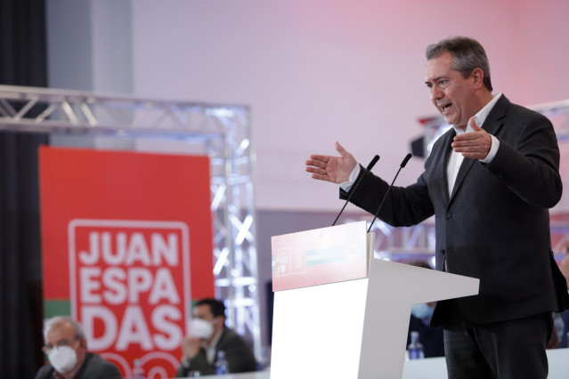 El secretario general del PSOE de Andalucía, Juan Espadas.