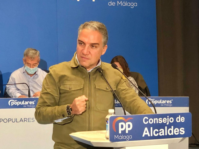 Archivo - El presidente del PP de Málaga, Elías Bendodo, en una imagen de archivo
