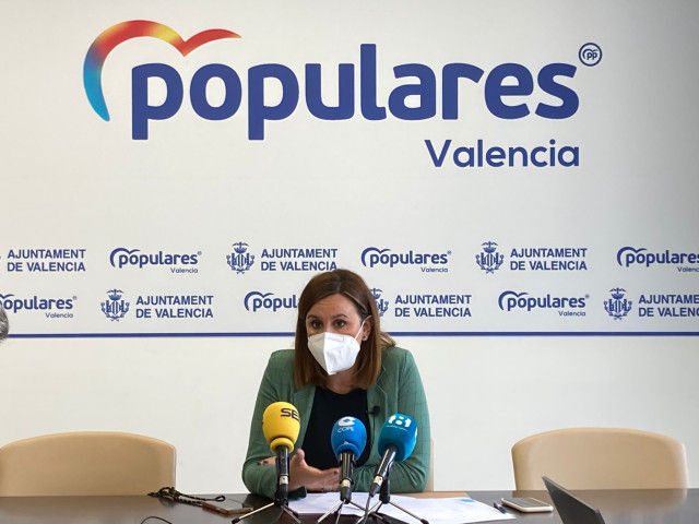 Archivo - La portavoz del PP en Les Corts Valencianes y en el Ayuntamiento de València y secretaria general del PPCV, María José Catalá.