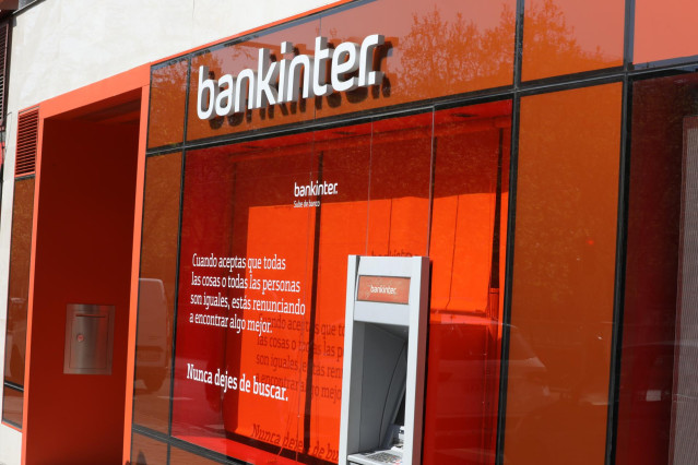 Archivo - Una de las oficinas de Bankinter en Madrid