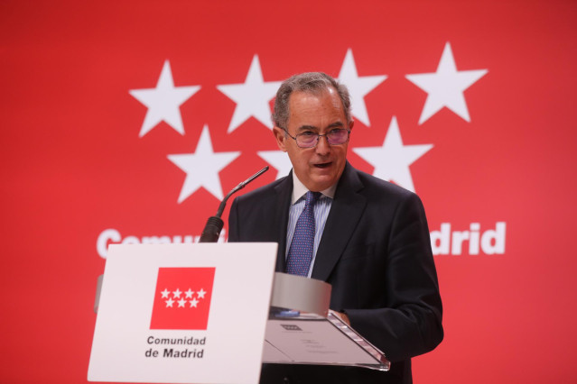 Archivo - El consejero de Educación, Ciencia y Universidades de la Comunidad de Madrid, Enrique Ossorio. Archivo.