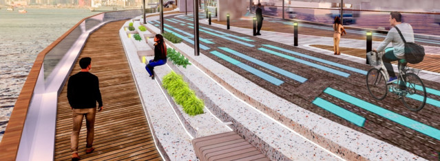 Paseo marítimo que Cimic construirá en Hong Kong
