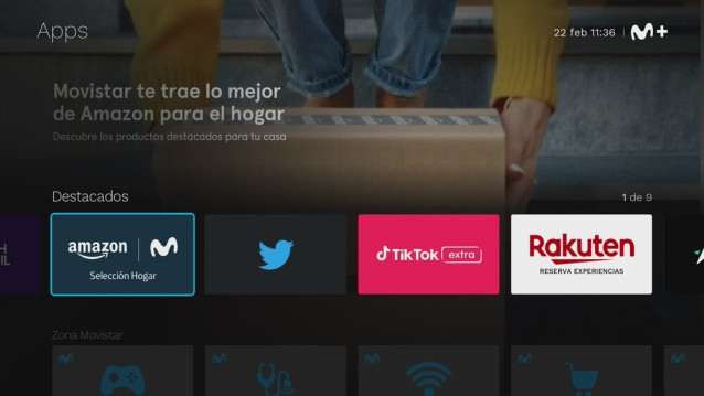 Telefónica permitirá comprar más de 20.000 productos de Amazon con Movistar Plus+