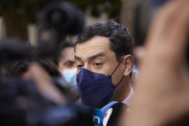 El presidente de la Junta de Andalucía, Juanma Moreno, en una imagen de 23 de febrero.