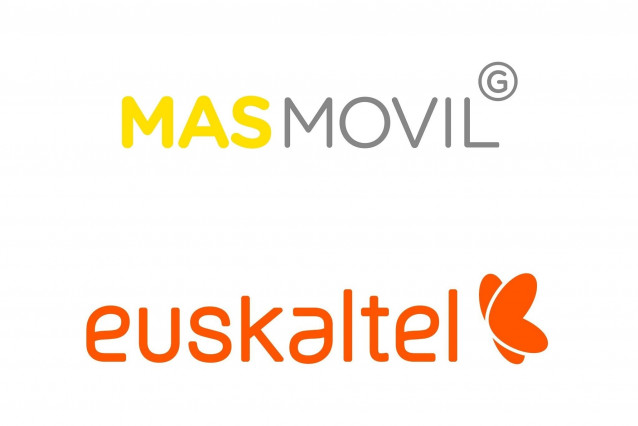 Archivo - Logo MásMóvil y Euskaltel