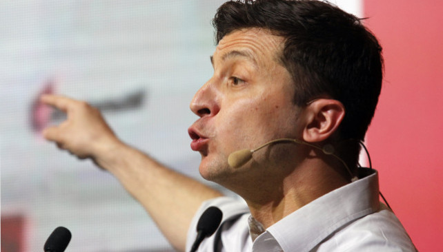 EuropaPress 2157609 23 may 2019 ukraine kyiv ukrainian president volodymyr zelenskiy speaks