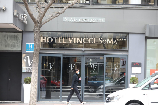Archivo - Hotel Vincci Soma ubicado en el barrio madrileño de Goya.