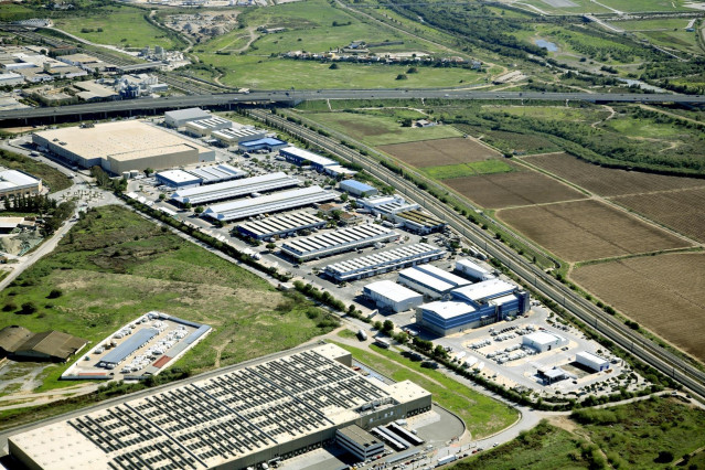 Archivo - Vista aérea de Mercamálaga