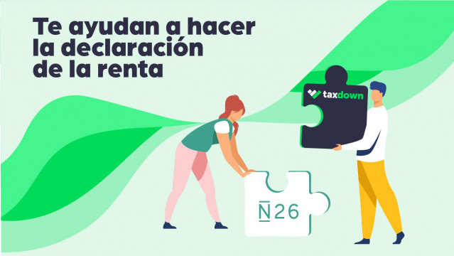 Acuerdo entre TaxDown y N26 para facilitar la declaración de la renta.