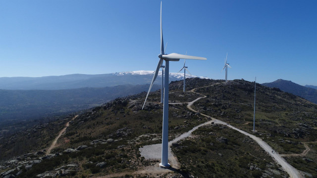Archivo - Parque eólico de Feníe Energía en Salamanca