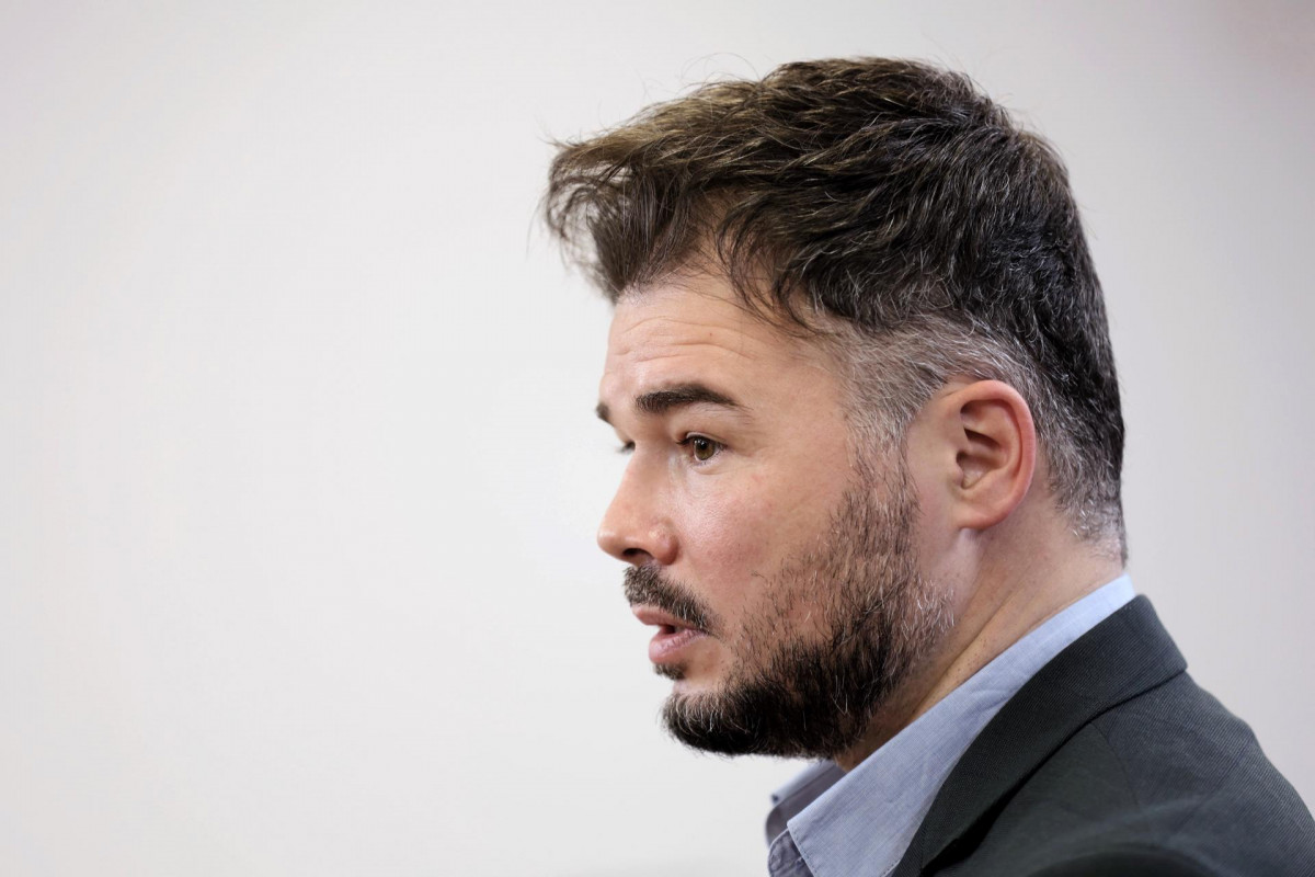 El portavoz parlamentario de ERC en el Congreso, Gabriel Rufián.