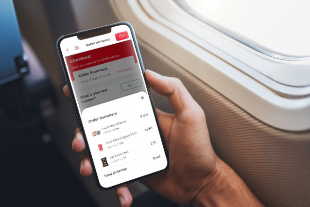 'In-Seat Order', Un Servicio Para Pedir Comida A Bordo Desde Los Dispositivos Móviles A Través Del Proovedor IMMFLY.