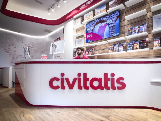 Archivo - Tienda de Civitatis en Madrid.