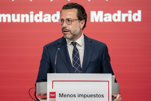 El consejero de Economía, Hacienda y Empleo de la Comunidad de Madrid, Javier Fernández-Lasquetty.